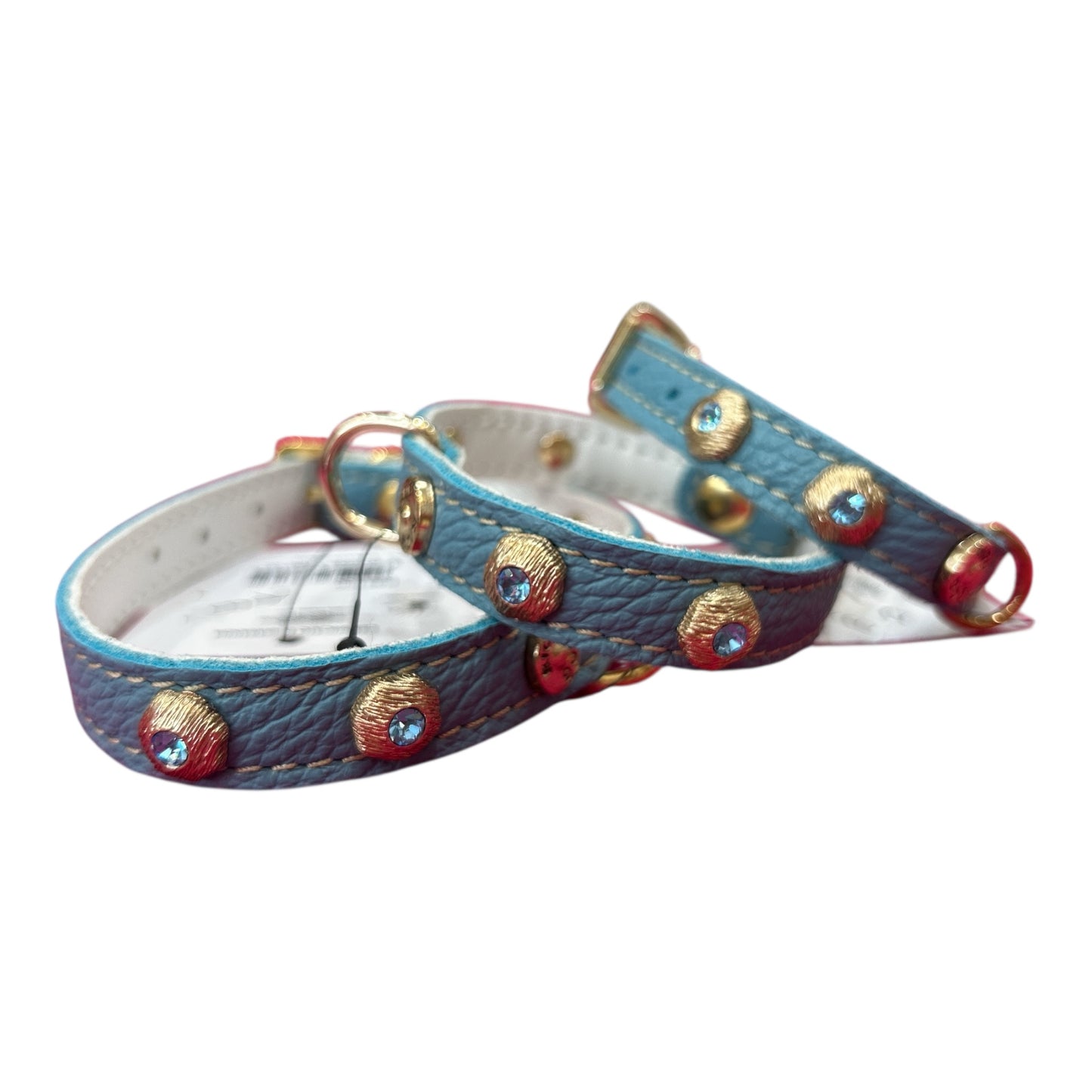 Collare strass Sky Blue