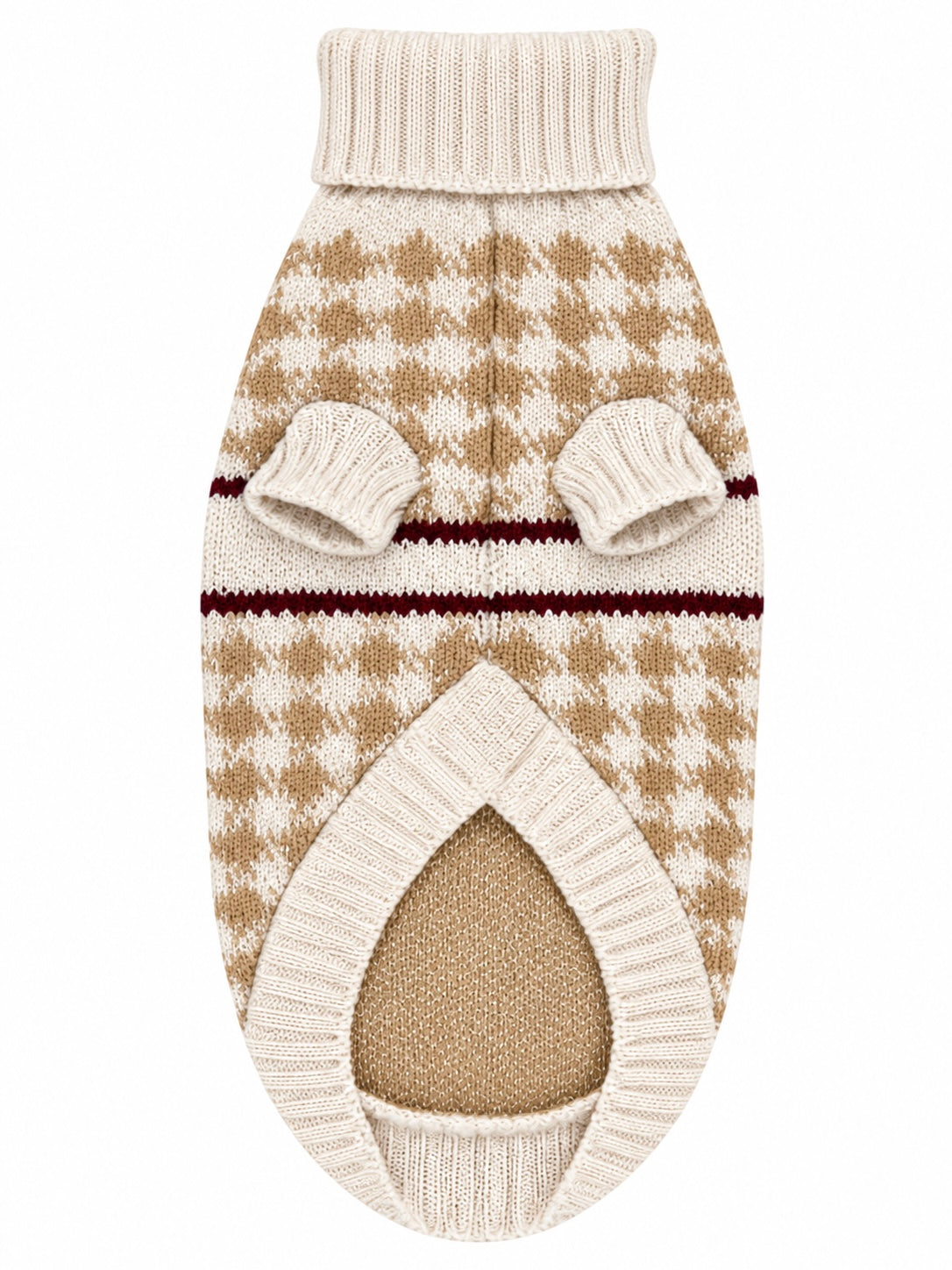 Pull Jacquard Pie de Poule