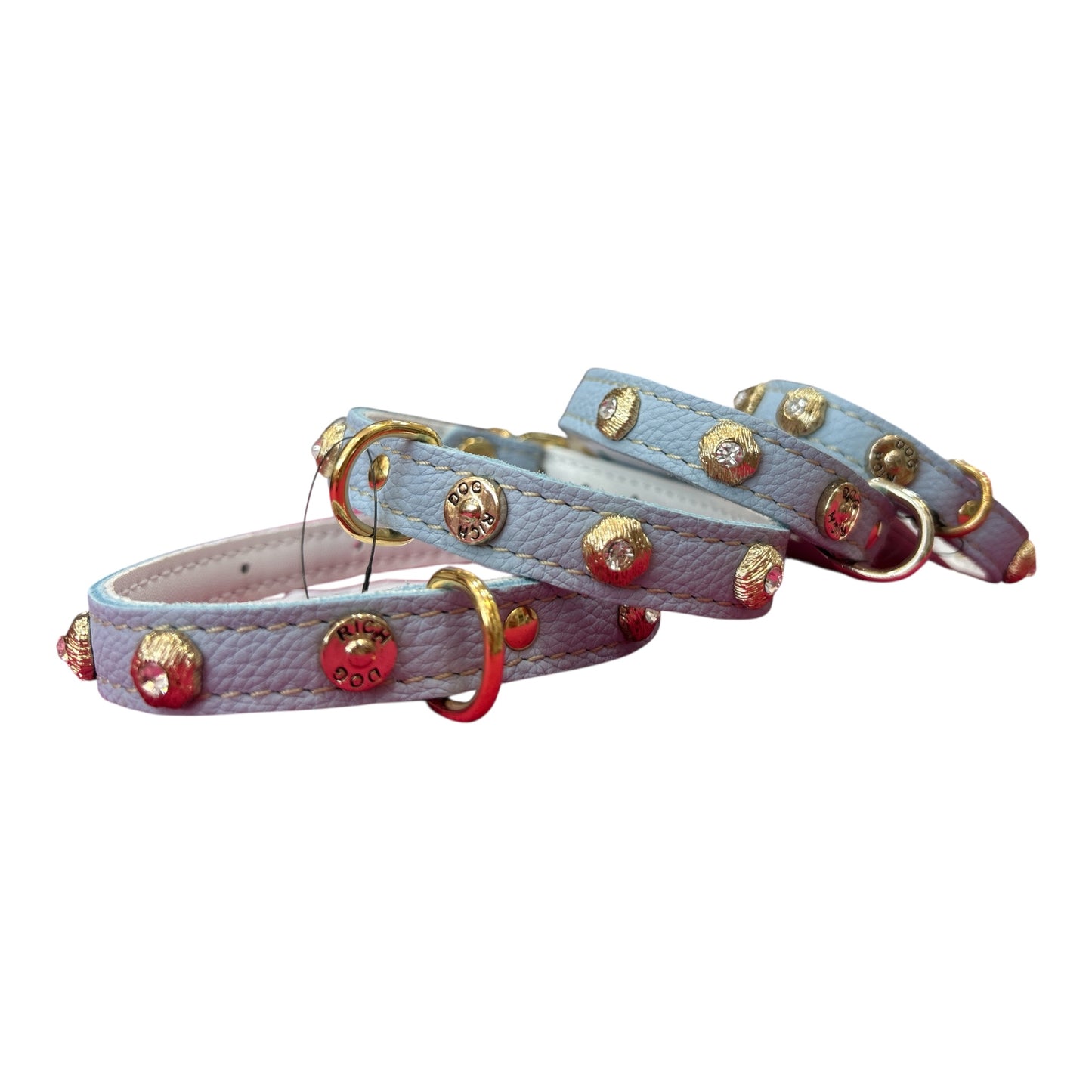 Collare Strass Baby blue