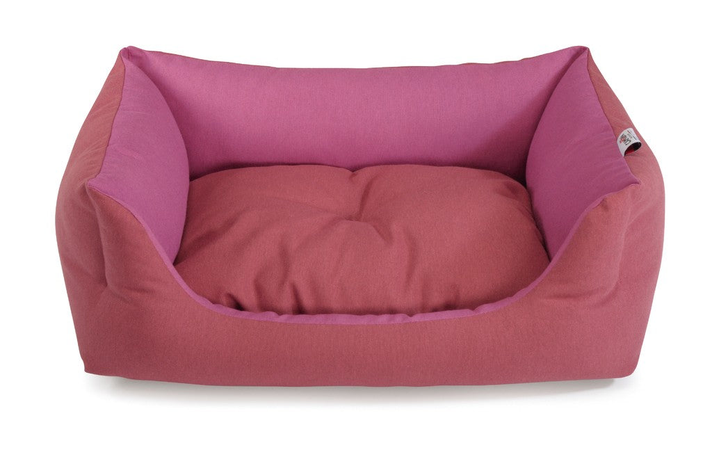Cuccia rettangolare con ovatta “Recycled” - rosa