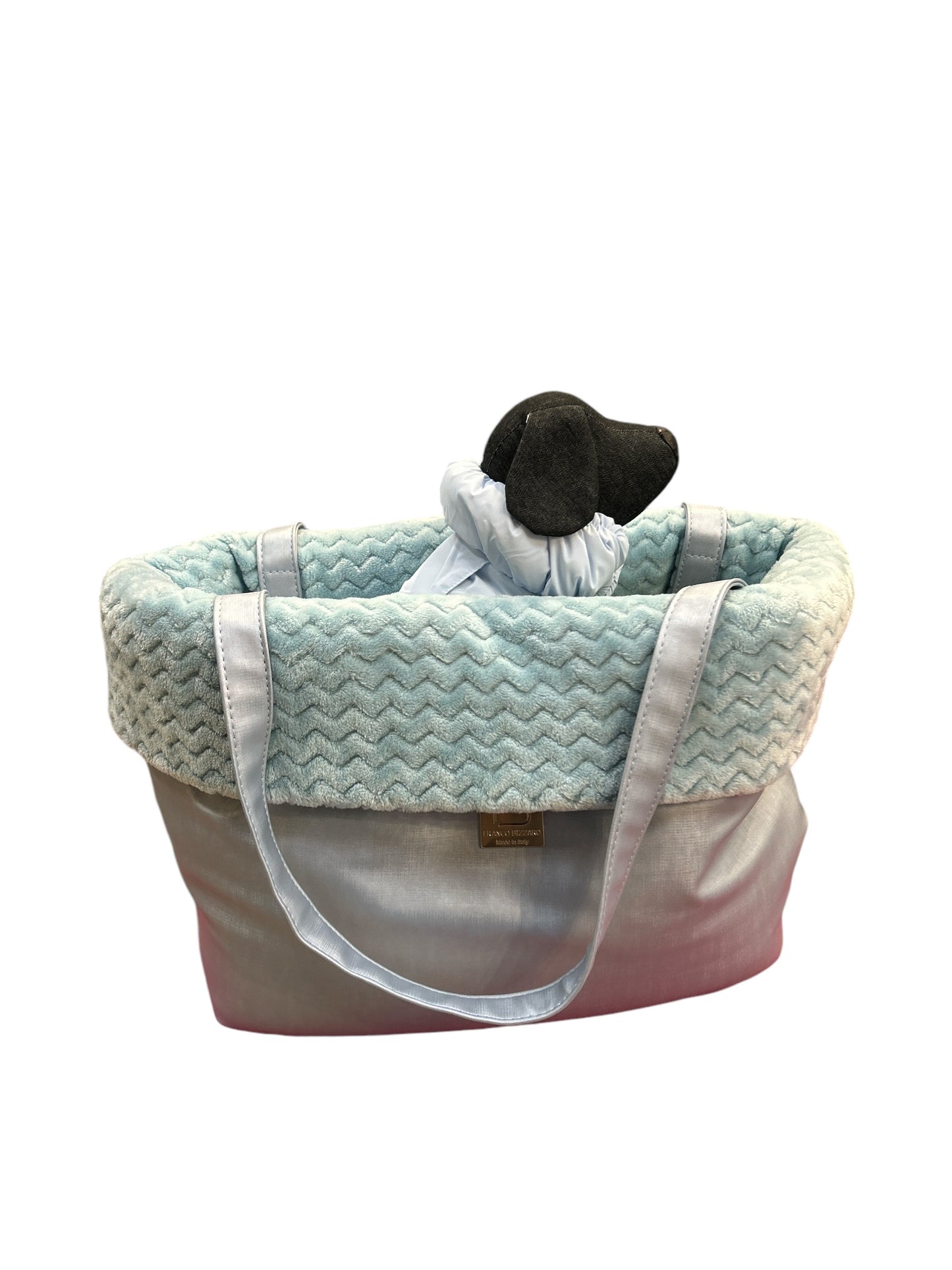 Borsa Risvolto azzurra