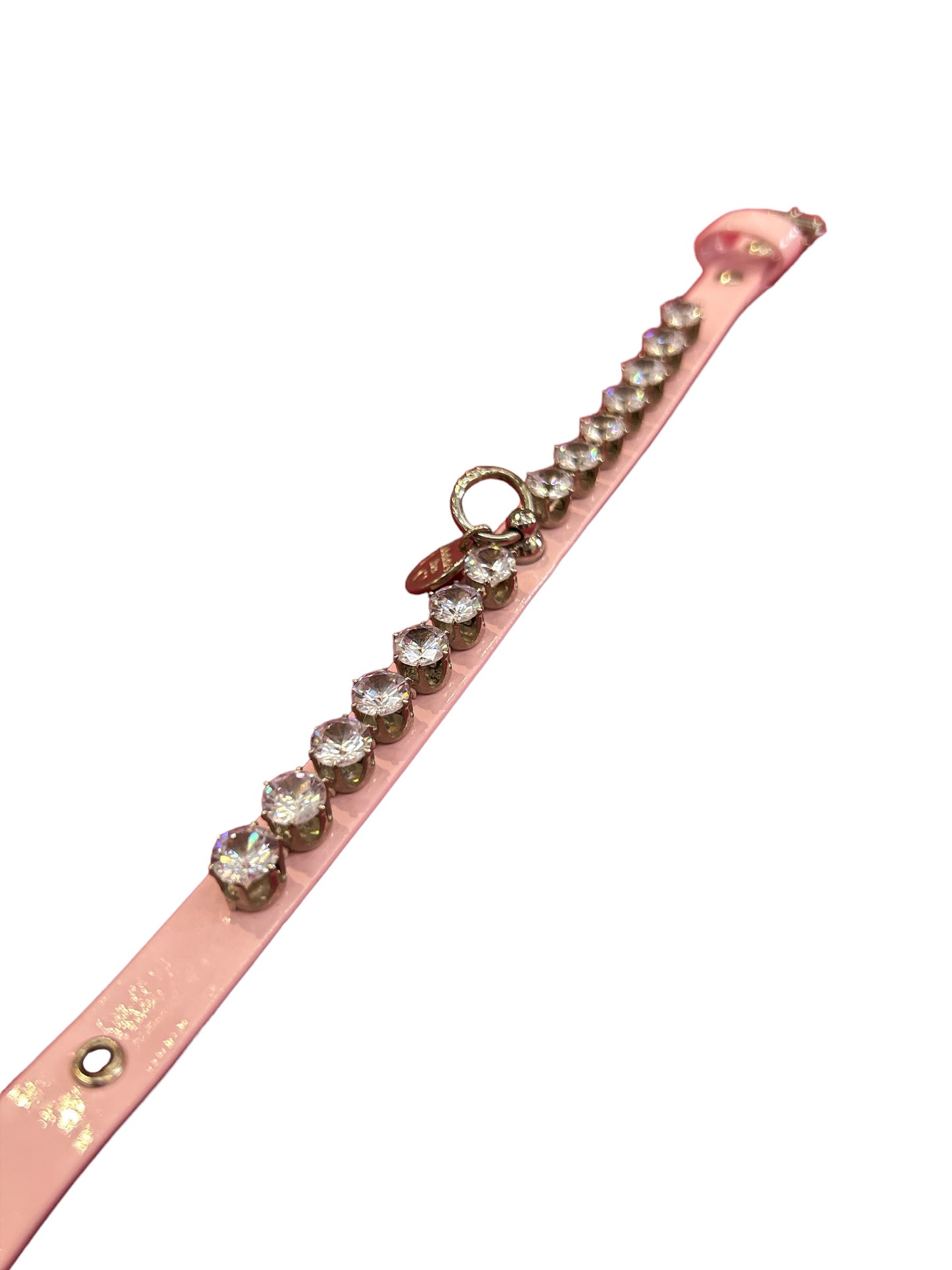 Collare Strass Rosa