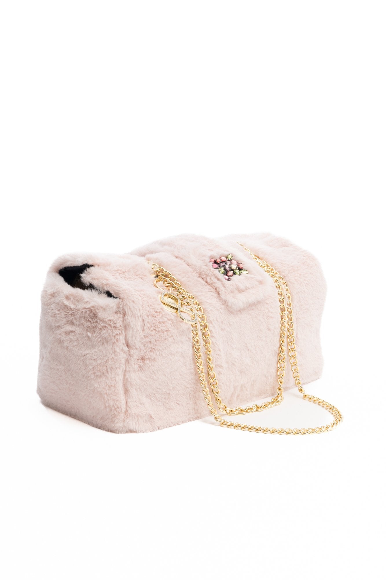 BORSA IN ECOPELO CON CAMOSCIO