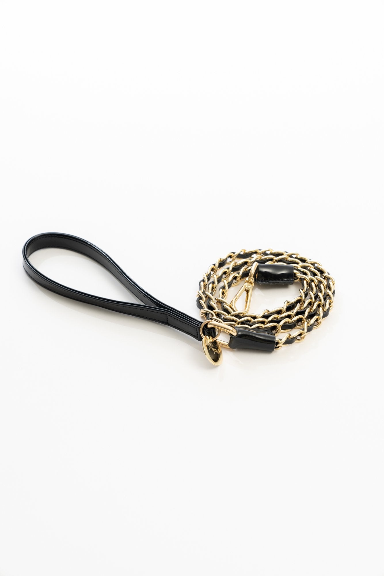 Guinzaglio con catena oro