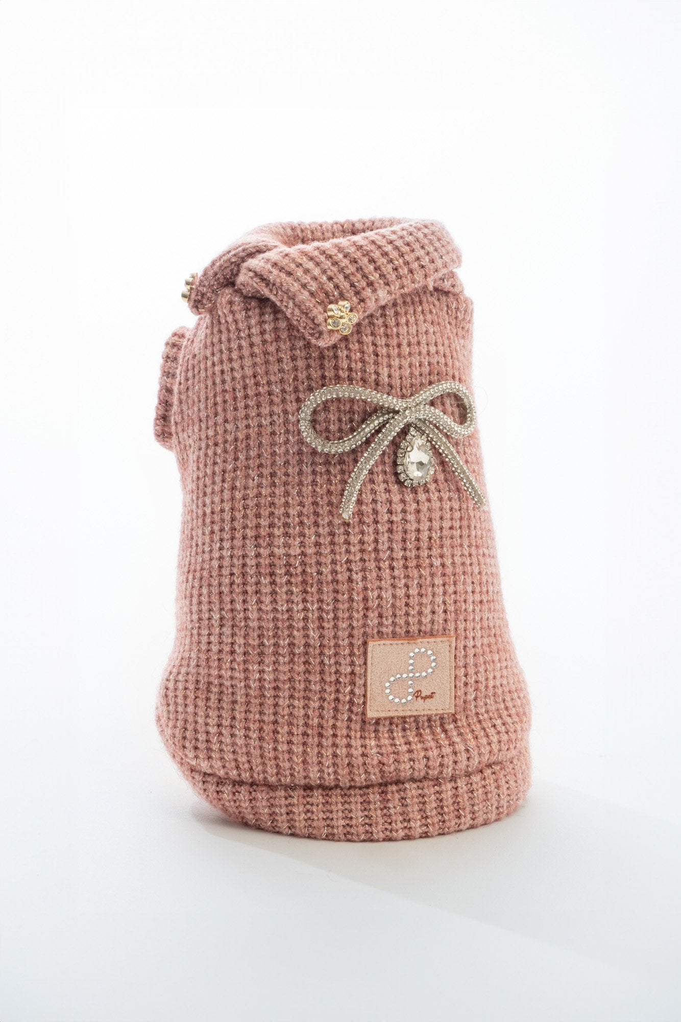 MAGLIONCINO DOLCEVITA IN LUREX ROSA
