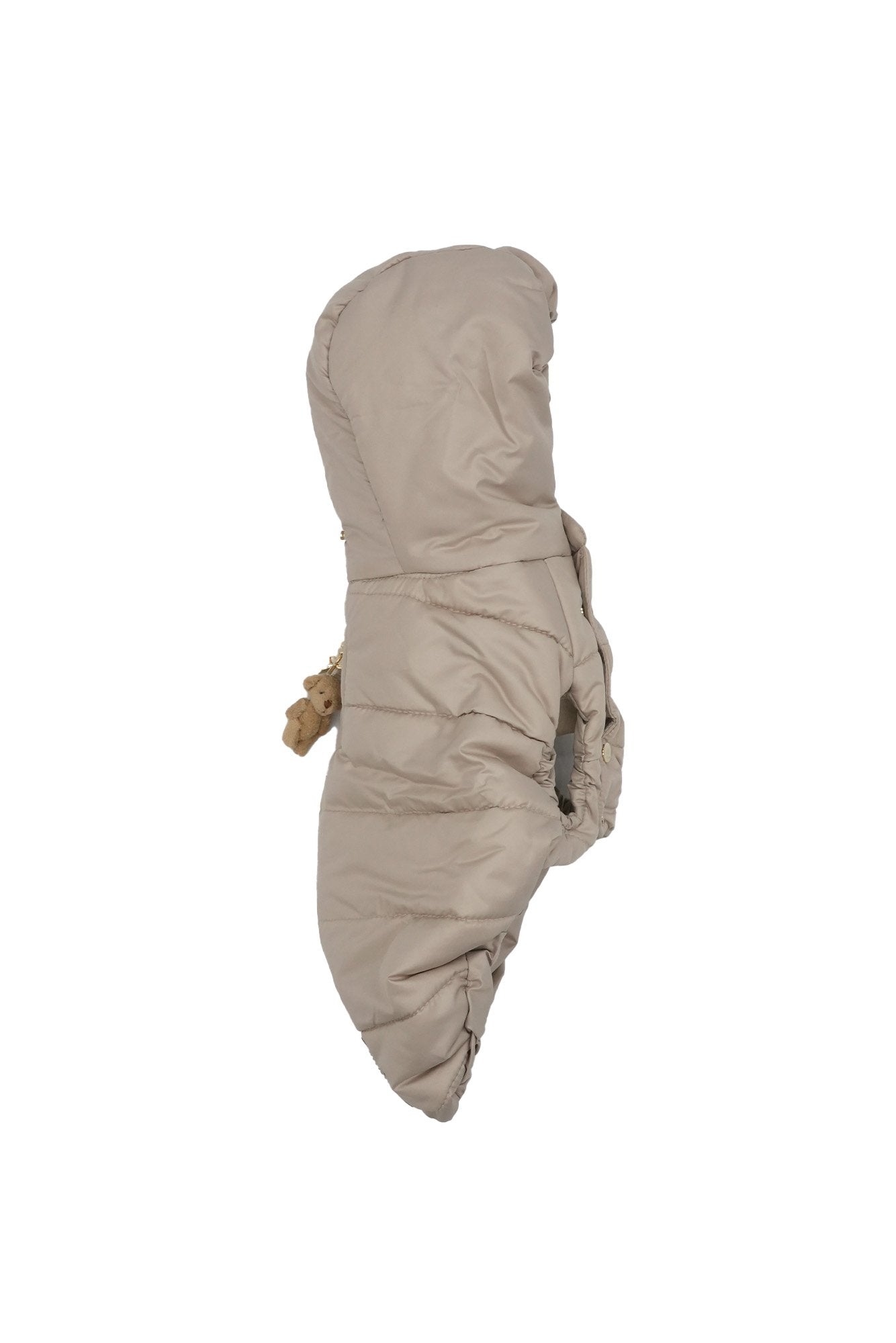 PIUMINO CON ORSETTO BEIGE