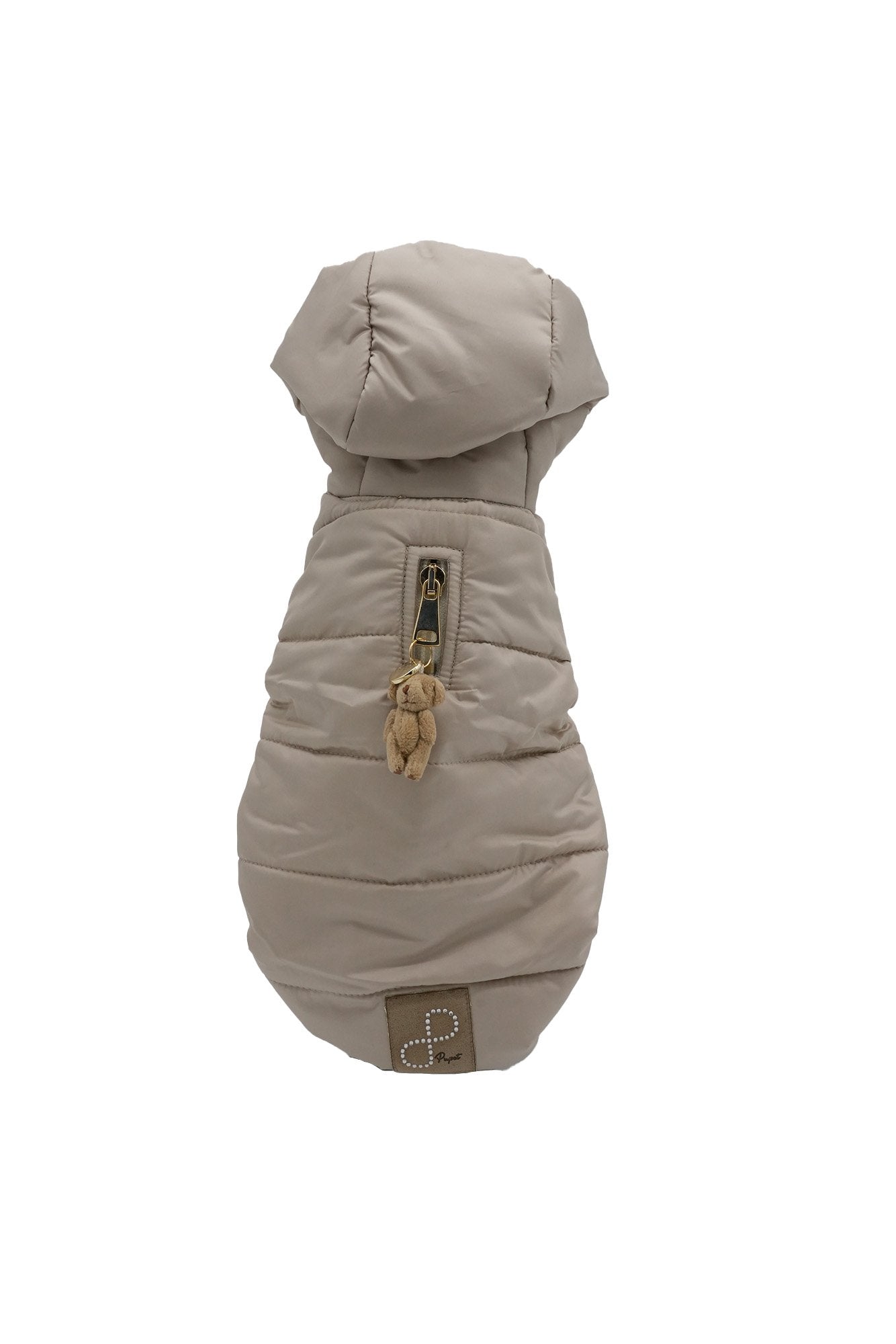 PIUMINO CON ORSETTO BEIGE