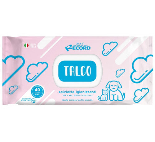 Salviette igienizzanti Talco