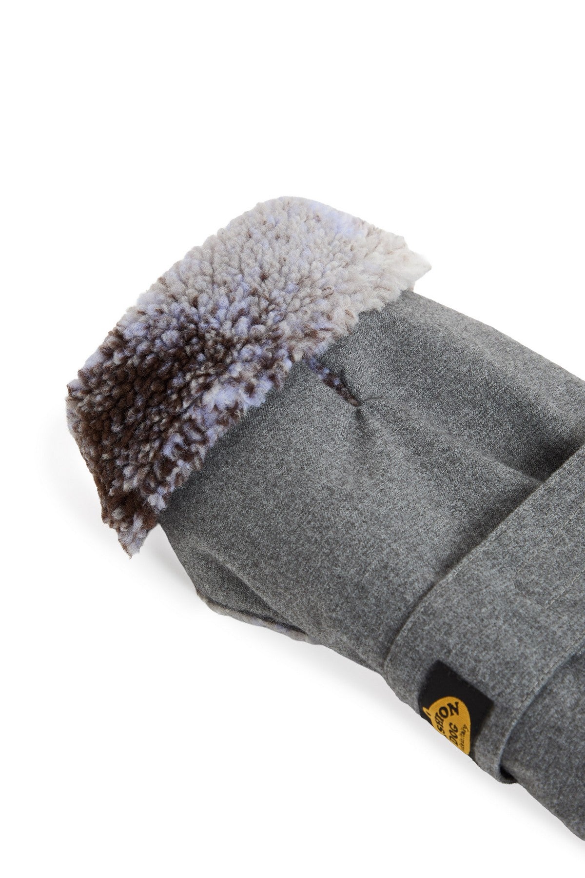 Cappotto impermeabile foderato in pelliccia teddy