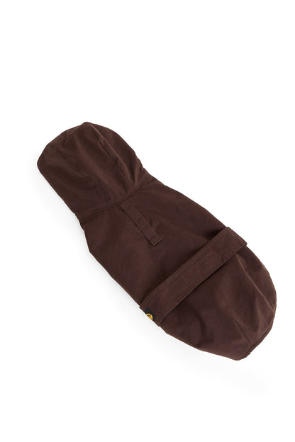 Cappotto impermeabile foderato in pannetto di lana con cappuccio