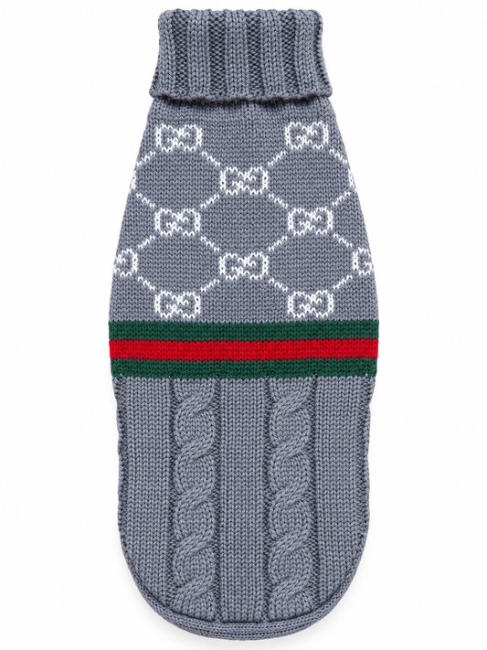 Pull Trecce e Coste Infinity Grigio (010)