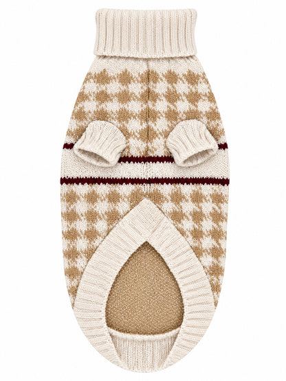 Pull Jacquard Pie de Poule