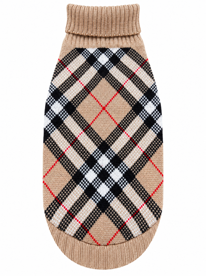 Pull Jacquard Tartan