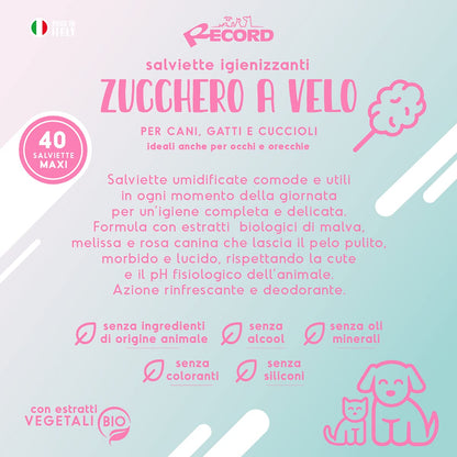 Salviette igienizzanti Zucchero a velo