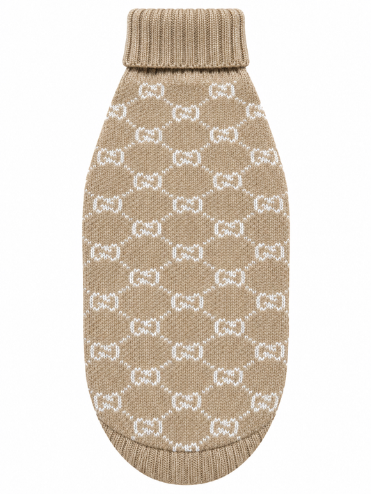 Pull Jacquard Infinity Cammello (006)