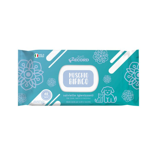 Salviette igienizzanti Muschio Bianco