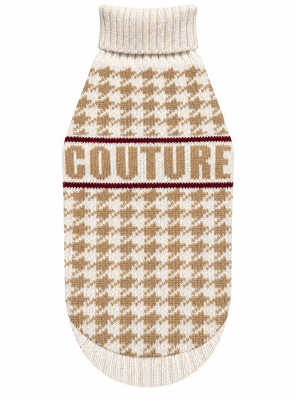 Pull Jacquard Pie de Poule