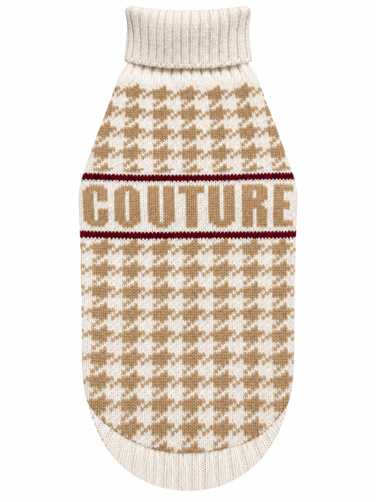 Pull Jacquard Pie de Poule (003)