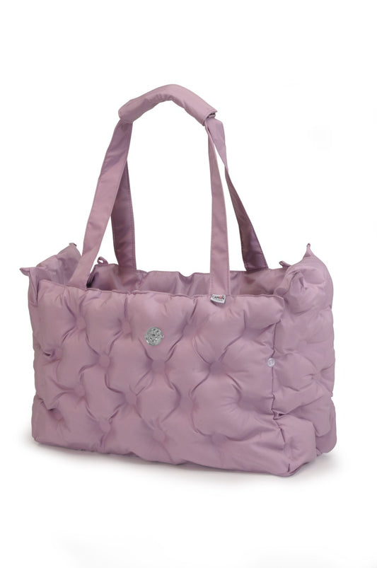 Borsa trasportino trapuntata - lilla
