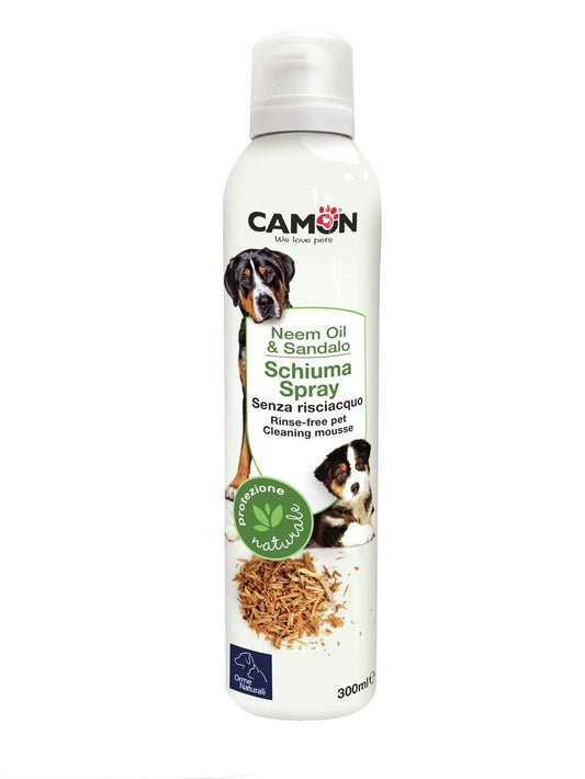 Schiuma spray senza risciacquo al Neem e Sandalo