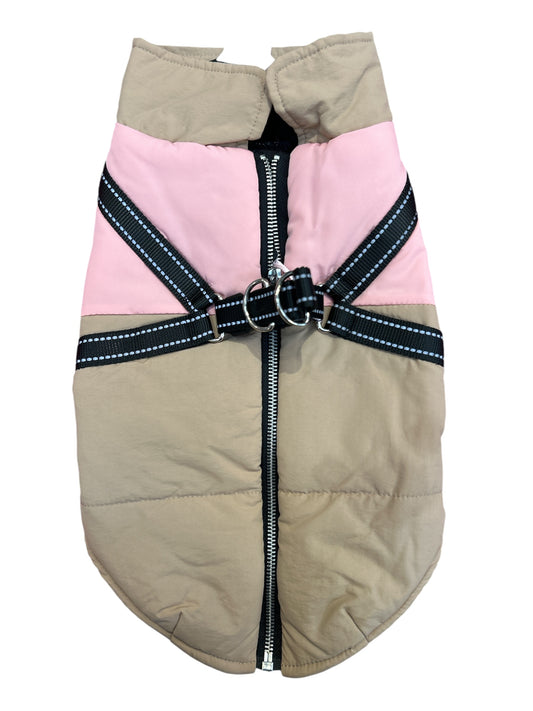 Giubbotto Balade Beige/Rosa