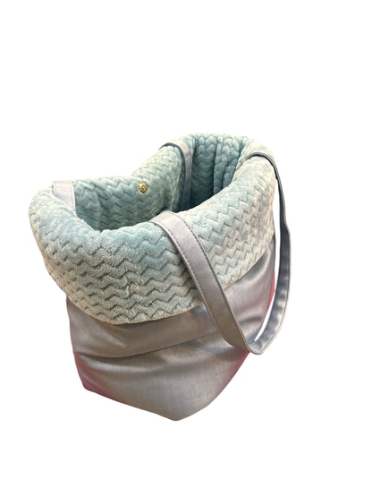 Borsa Risvolto azzurra