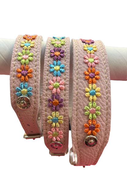 Collare fiori colorati