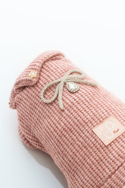 MAGLIONCINO DOLCEVITA IN LUREX ROSA