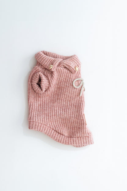 MAGLIONCINO DOLCEVITA IN LUREX ROSA