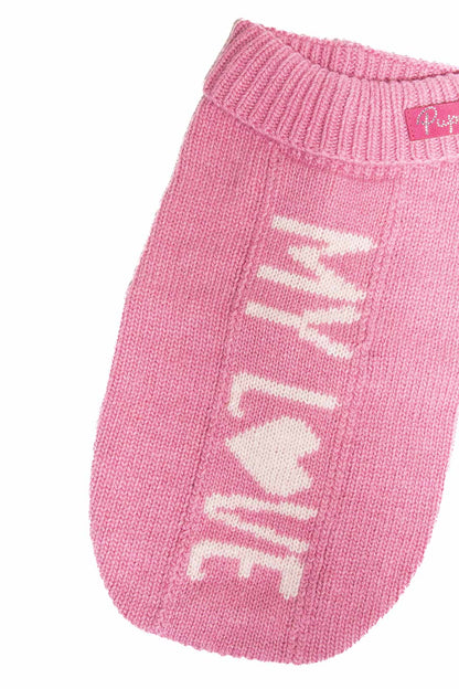 Maglioncino "My Love" Rosa
