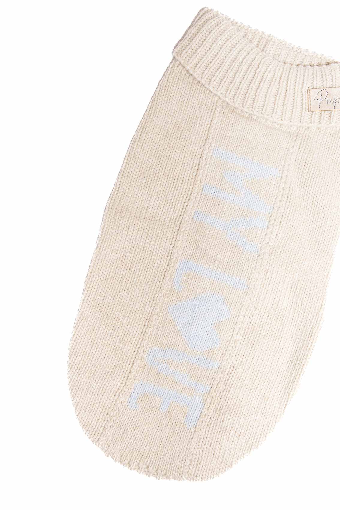 Maglioncino "My Love" Beige