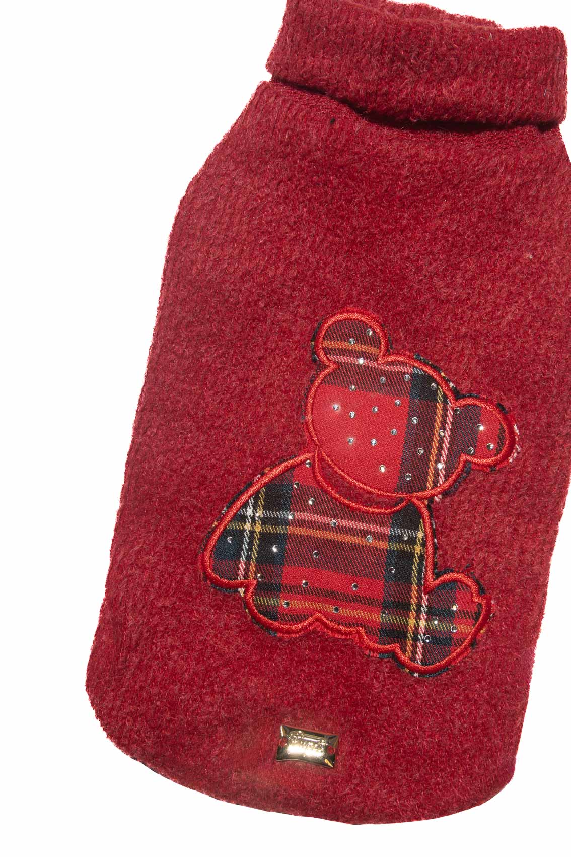 MAGLIONCINO CON ORSETTO SCOTTISH RED