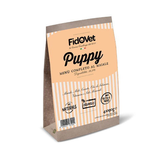 Menù Fresco Puppy Maiale 4x190 g