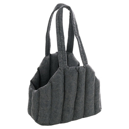 BORSA TRASPORTINO GILIAN GRIGIO