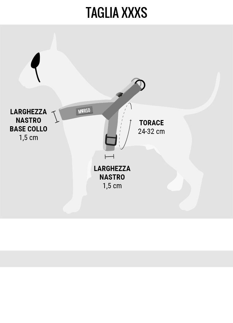 Pettorina mini regolabile BUBBLE LEO