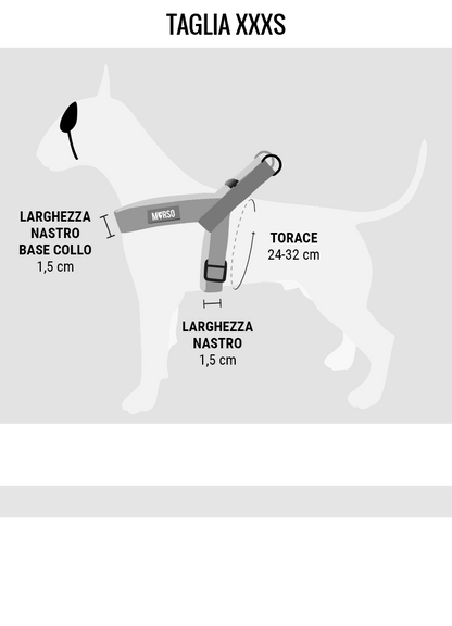 Pettorina mini regolabile BUBBLE LEO
